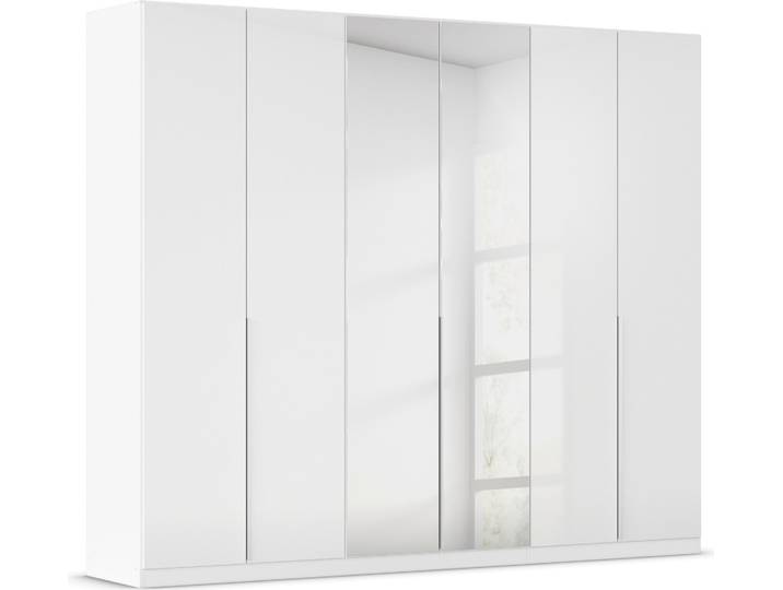 Drehtürenschrank, Weiß, 271x229 cm, Holzwerkstoff, Durchdachte Innenausstattung, Klassisch, Rauch
