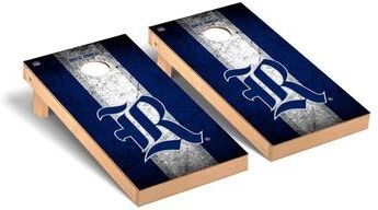 Skip's Garage Rice Owls Cornhole Board Set - Vintage Wooden