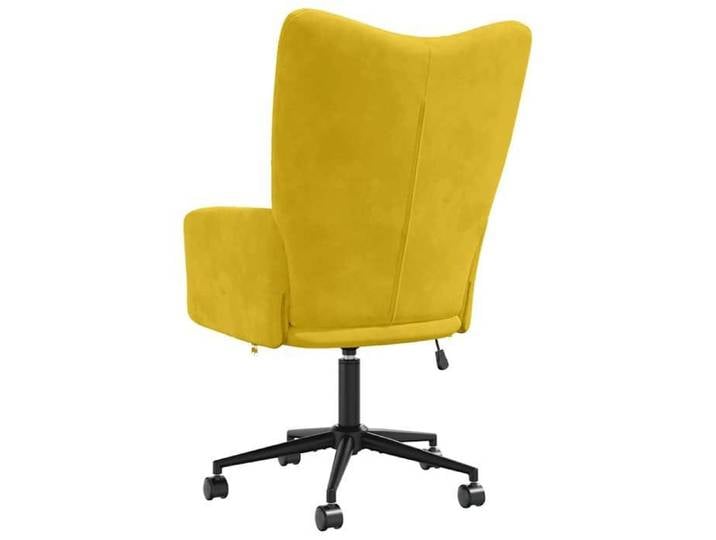 Maison Soldes Chaise de relaxation Chaise de Détente (1 PLACE) - Jaune moutarde Velours - L61.5xP69xH102cm Moderne571708