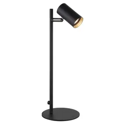 Tischleuchte LED Leselampe schwenkbar Beistelllampe Metall schwarz matt H 35,5cm