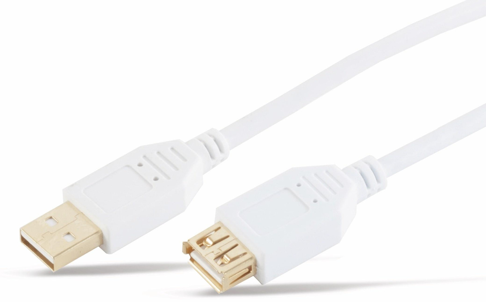 S-Impuls USB 2.0 verlengkabel A/A, 3 meter, verguld