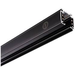 Deko Light 710002 D Line Aufbaustromschiene 1m Hochvolt-Schienensystem-Komponente Stromschiene 3phasig Schwarz