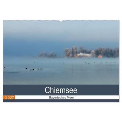 Chiemsee - Bayerisches Meer (Wandkalender 2027 DIN A2 quer), CALVENDO Monatskalender