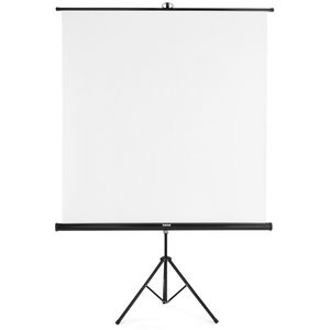 Hama Beamer-Leinwand 00021574, 86 Zoll, 155 x 155 cm, Format 1:1, Stativleinwand