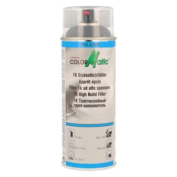 Konjac Sponge ColorMatic High Build Filler graphite grå 400ml. (COL-375361)