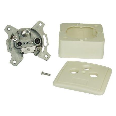 InLine 69983 SAT + TV + Radio Telefon-/Antennen-/Steckdose (Antennendose) (69983)