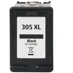 Kompatible Druckerpatrone HP 305XL schwarz, black - 3YM61AE, 3YM62AE - XXL Füllmenge