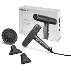 Medion HD2 Haartrockner mit Ionen-Technologie grau