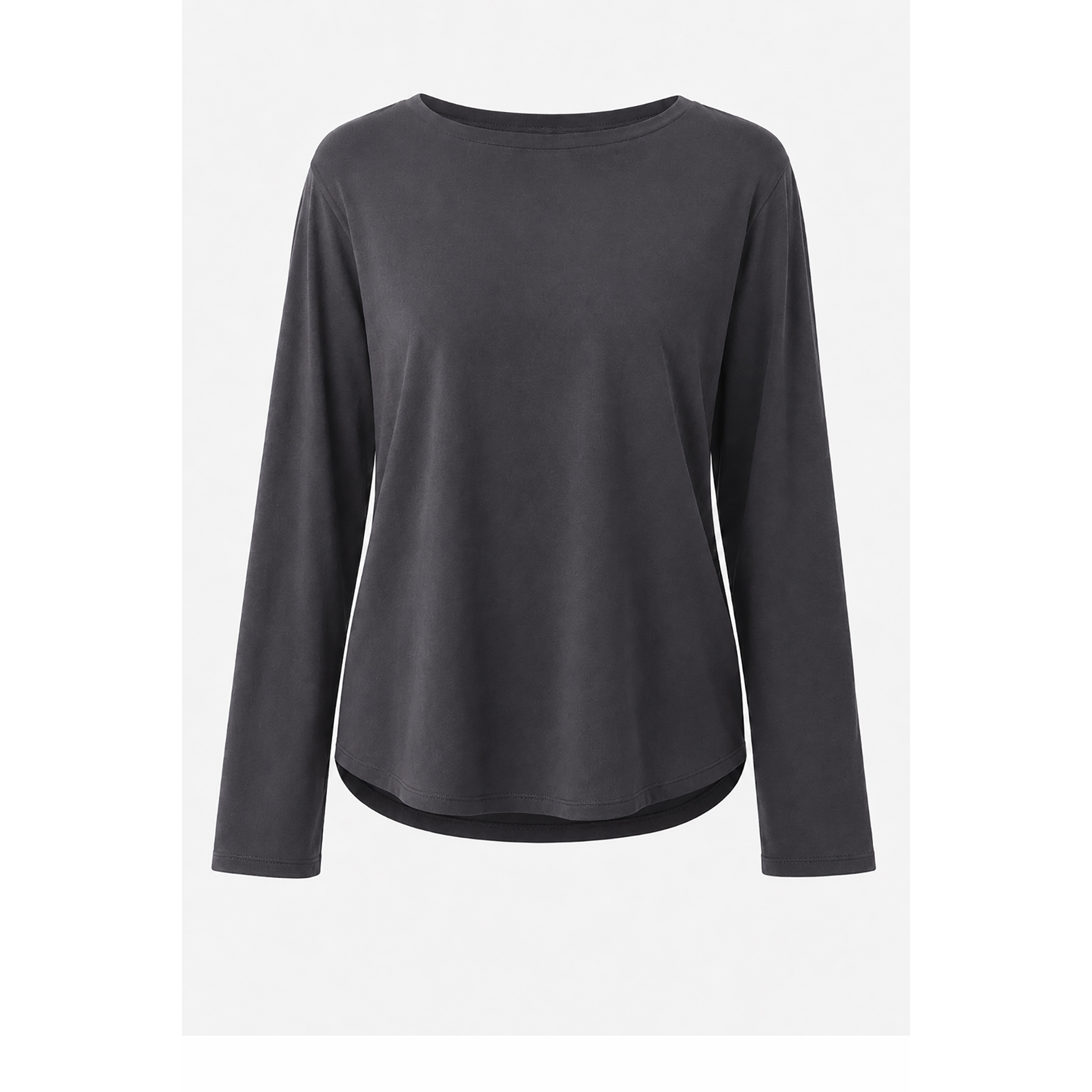 Mandala Halfmoon Damen Longsleeves grau Größe M Yoga Widerstandsfähig