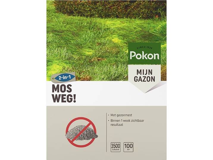 Pokon Mos Weg! - Mosbestrijdingsmiddel - 3500gr - 100 m2