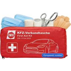 IWH 023511 KFZ-Verbandtasche rot Verbandtasche Pkw DIN 13164 02-2022 1 Set