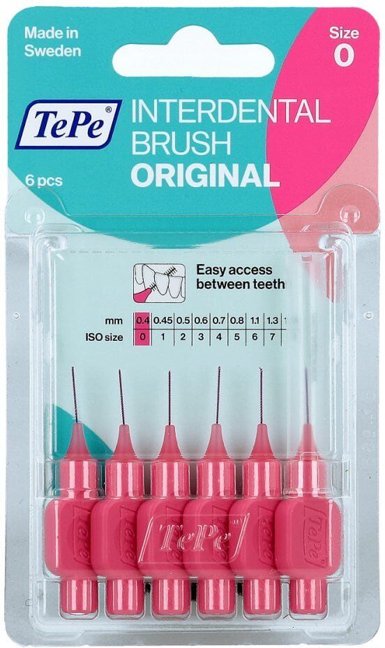 Tepe Interdentalbürste 0,4mm pink 6stk