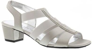 David Tate Eve - Womens 8 Silver Sandal Medium