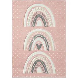 Kinderteppich Kids 160 x 230 cm Polypropylen Rosa