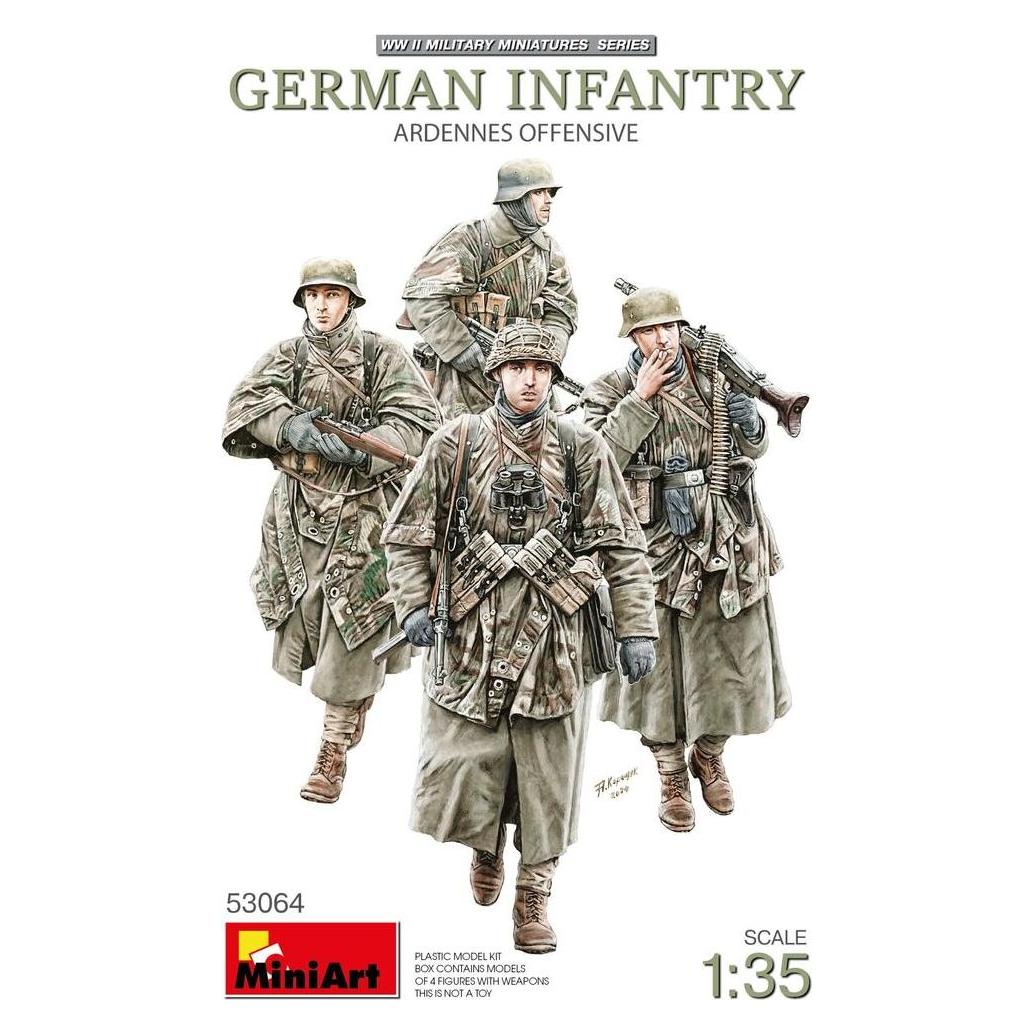 Mini art German Infantry. Ardennes Offensive (53064)