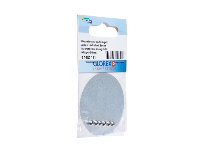 Glorex Magnete Extra Stark ⌀ 5 mm 6 Stück
