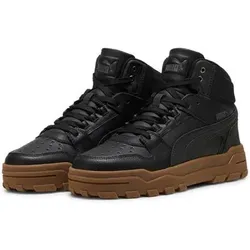 Puma Herren Lifestyle-Sch. mittel He/Uni Rebound Abrupt, Größe 44 1⁄2 in Schwarz Schwarz