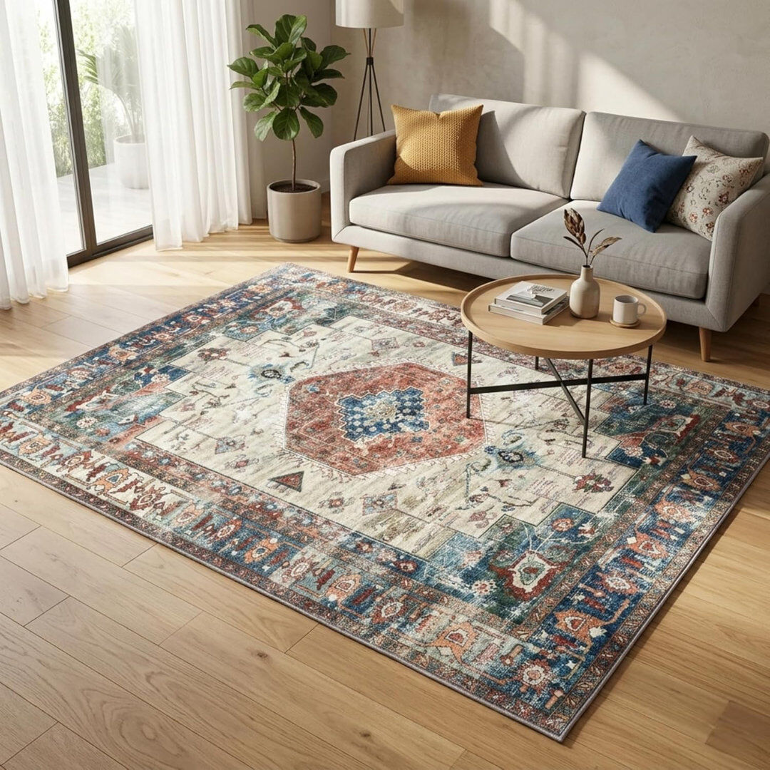 Corrigan Studio Markwart Multicolor Rug Multicolor Rectangle 200 x 290 cm