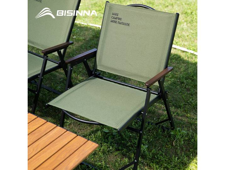 BISINNA chaise de Camping pliante extérieure chaise longue Portable Kemit pique-nique plage randonnée Trekking