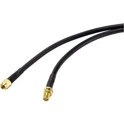 SpeaKa Professional Antennen Verlängerungskabel [1x RP-SMA-Stecker - 1x RP-SMA-Buchse] 5.00 m Schwarz SP-9226164