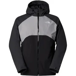 The North Face Herren Stratos Regenjacke - L - Black/Meld Grey/ASP