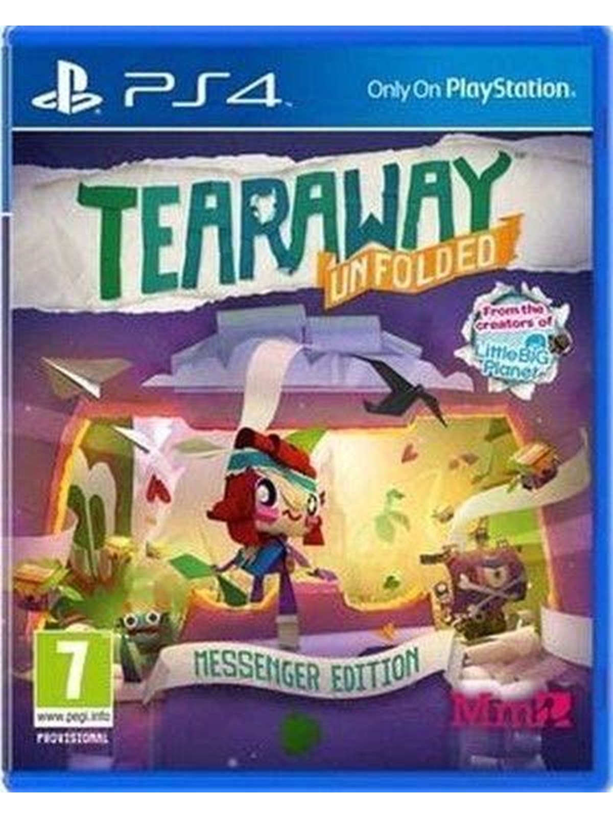 Tearaway Unfolded (Messenger Edition) - Sony PlayStation 4 - Action/Abenteuer - PEGI 7