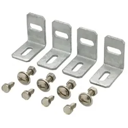 Zaunsystem Madrid Befestigungs-Set-anthrazit metallic