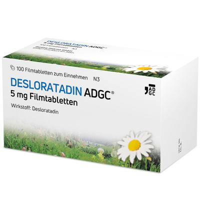 Desloratadin Adgc 5 mg Filmtabletten 100 St