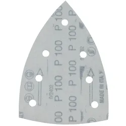 Makita Schleifpapier 100x150mm, Körnung A100,Klett, 7 Loch, 10 Stück - E-23444
