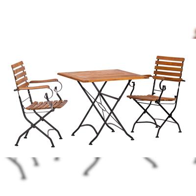 acamp Tischgruppe 2x 57434 Lindau Klappsessel 1x 56726 Lindau Tisch 80x80cm