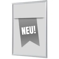 SHOWDOWN Displays Showdown Klapprahmen - DIN A4 - Komplett-Set - Neu Deutsch - Grau/Silber