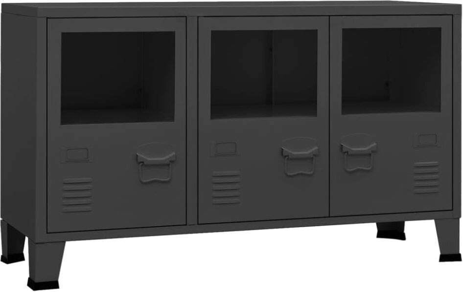 Helloshop26 Buffet bahut commode armoire 105 x 35 x 62 cm Transparent 105x62x35cm