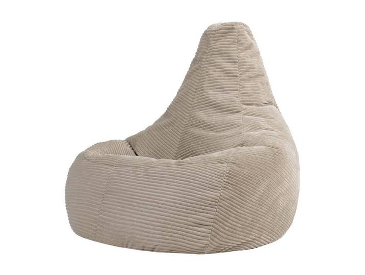 icon Sitzsack Sessel mit Rückenlehne XXL aus Cord „Dalton“, Sitzsack XXL, Gaming Sitzsack, Made in Germany, Erwachsene & Kinder