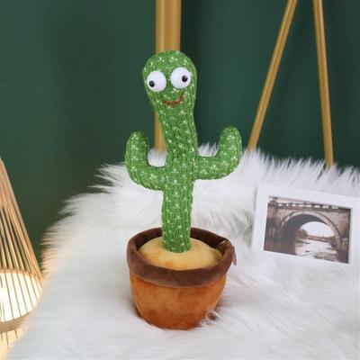 Inspired Deals Dancing Cactus Toy Singing Plush With 120 Songs Interactive Talking Cactus Doll For Kids No Battery
