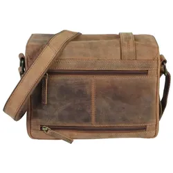 Kalahari KAAMA LS-31 Fototasche, Leder (Kamera Schultertasche), Kameratasche, Braun