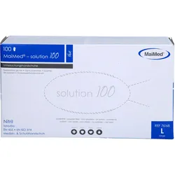 Maimed-Solution100 Blue Gr. L Nitril Unsteril 100 ST