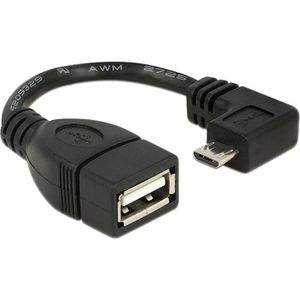 DeLock USB-Adapter 83104, für OTG Geräte, USB-A Buchse auf Micro-USB Stecker, USB 2.0