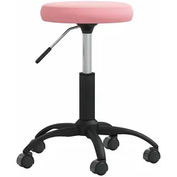 vidaXL Bürostuhl Drehbar Rosa Samt