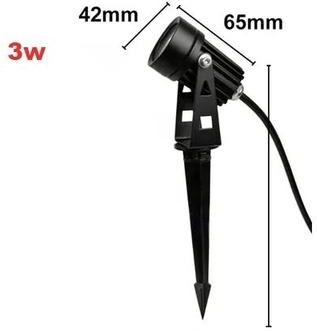 Uplift Essentials Outdoor Waterproof LED Garden Spotlights 3w Spike dc24v blue
