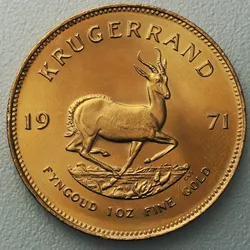 Goldmünze 1oz "Krügerrand" 1971 (Südafrika)