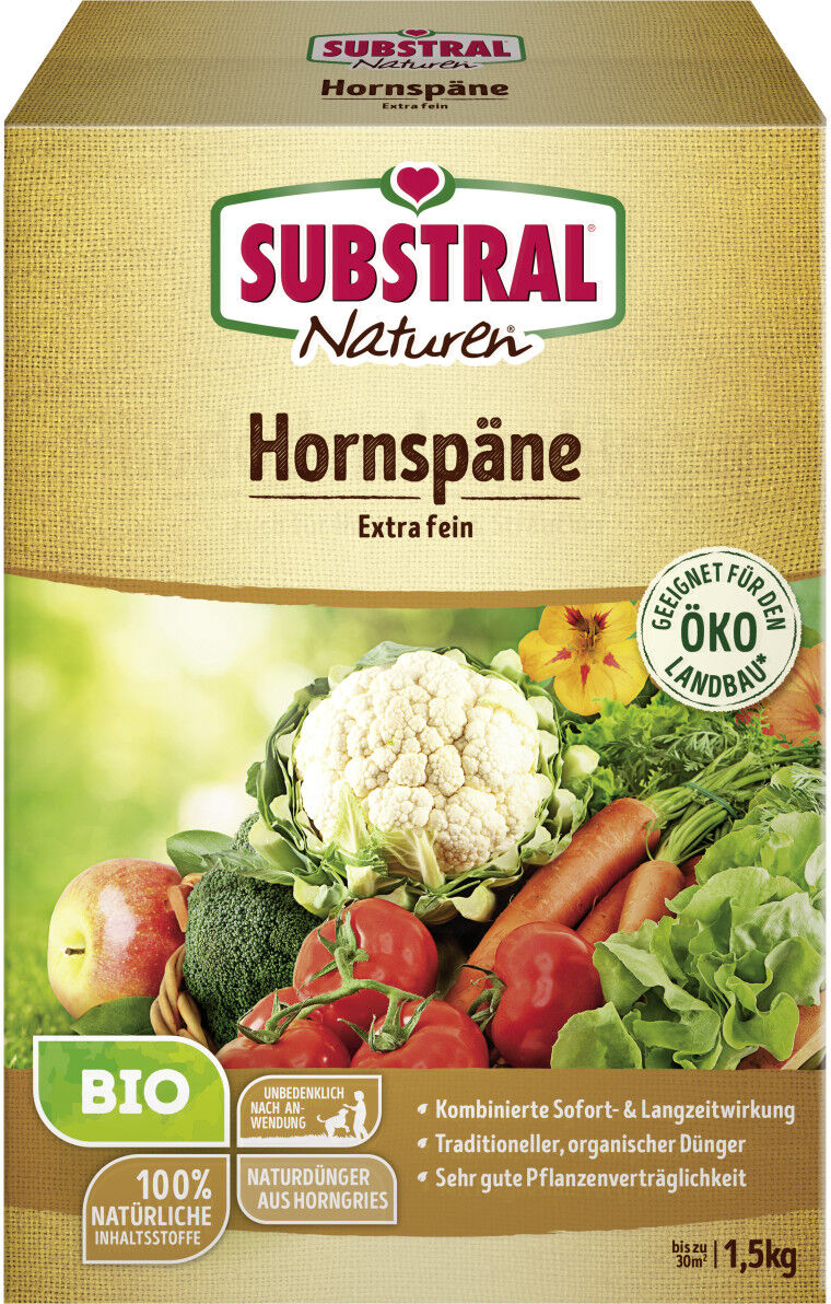 Naturen Bio Hornspäne 1,5 kg
