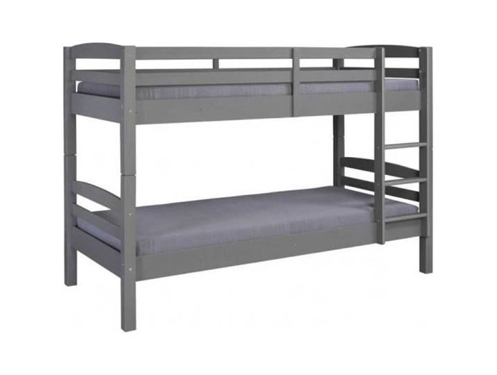 Lit Superposé & Mezzanine en Bois  Marius  90x200cm Gris