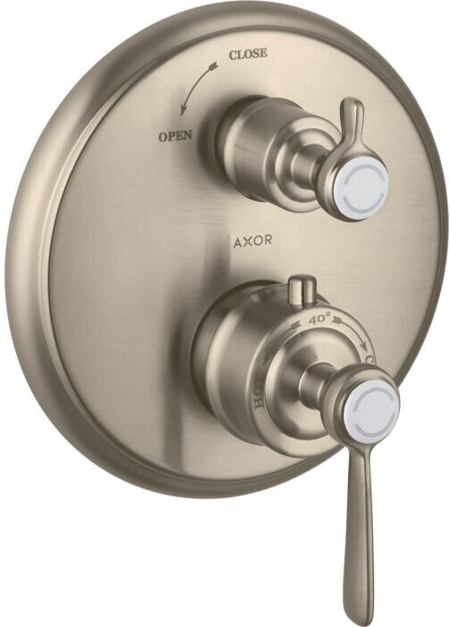 Hansgrohe Axor Montreux Brausethermostat 16801000 chrom, Absperrventil, Hebelgriff