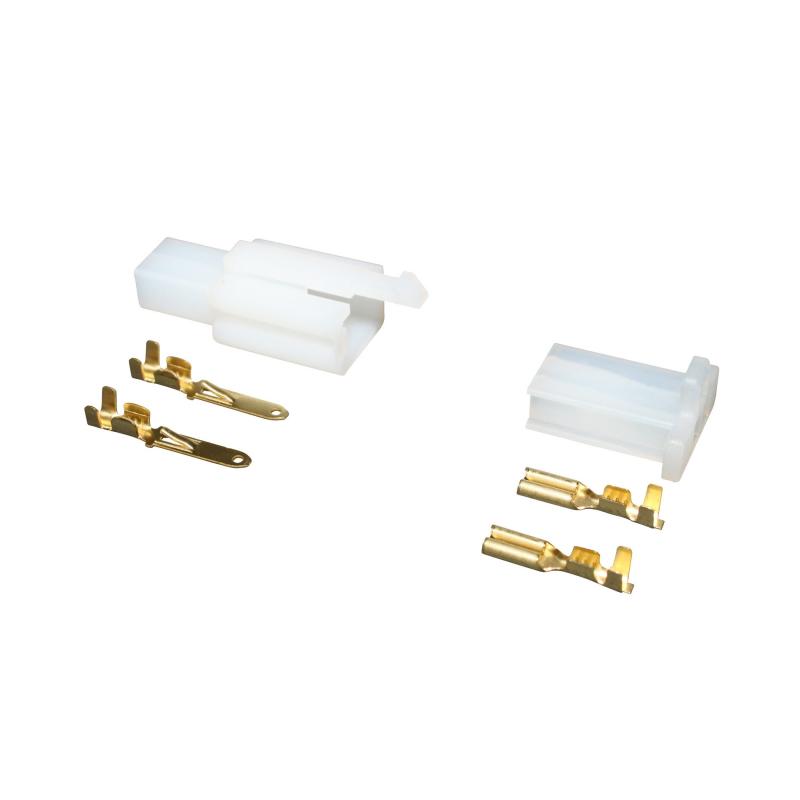 1Tek Tools Connecteur Plastique Mâle Et Femelle 2 Fiches