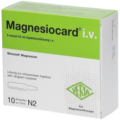 Magnesiocard i.v. Injektionslösung 50x10 ml
