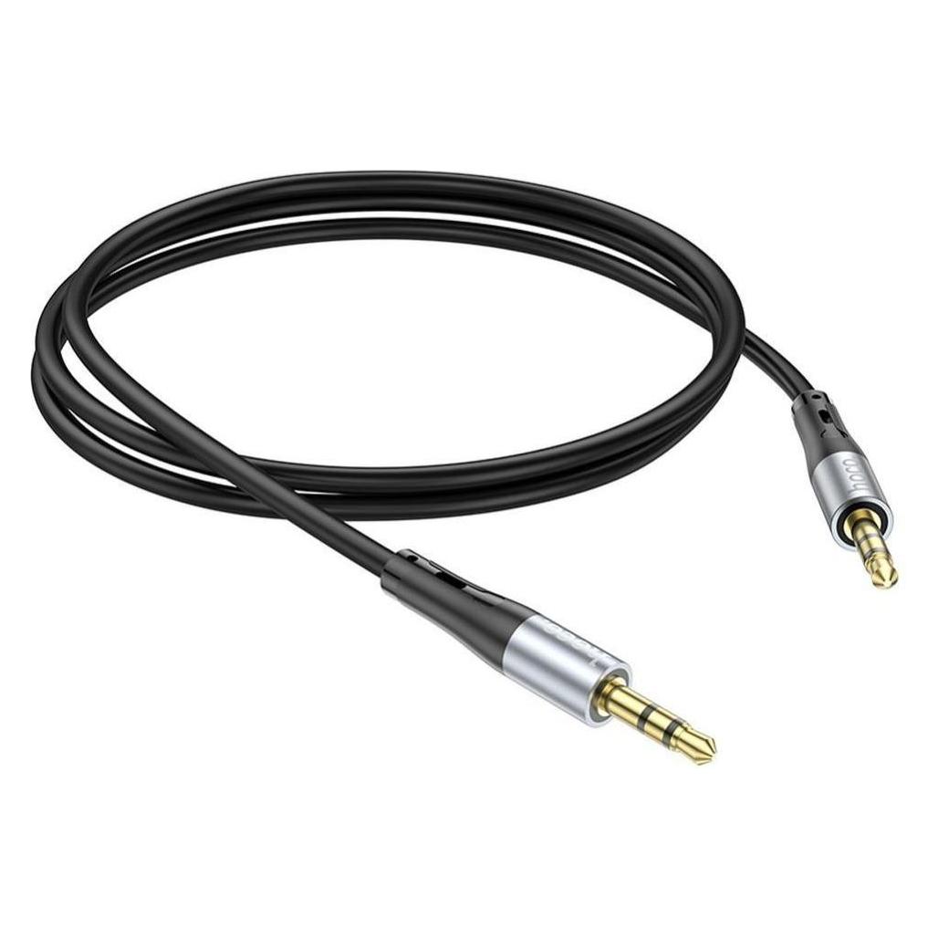 Hoco 3.5mm to 3.5mm Audio Kabel UPA22, 1m, Schwarz (1 m, AUX Kabel) (54562278)