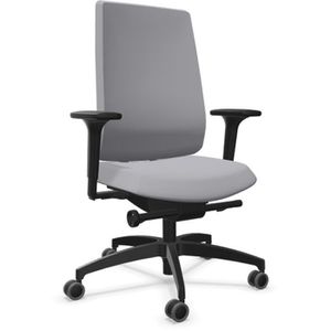 Dauphin Bürostuhl Indeed operator, ID 7046, grau, Stoff, belastbar bis 150 kg