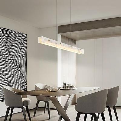 postmoderner Minimalismus-Marmor-Kronleuchter 100cm