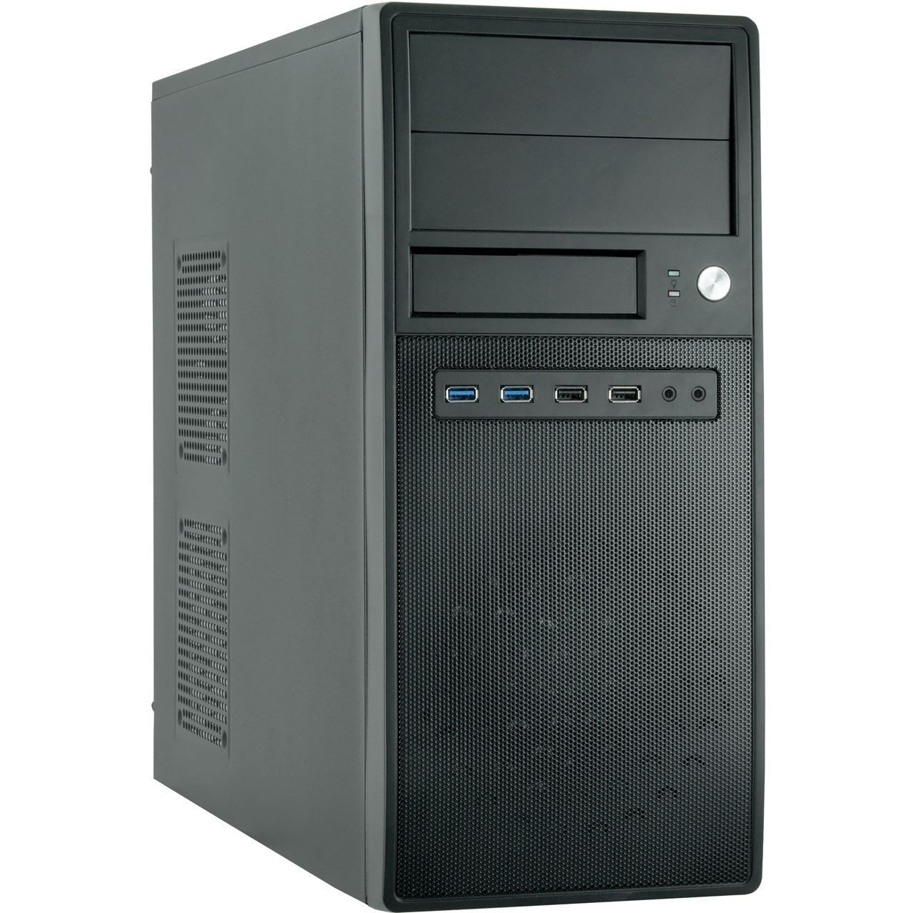 Chieftec Mesh CG-04B Midi Tower ohne Netzteil schwarz