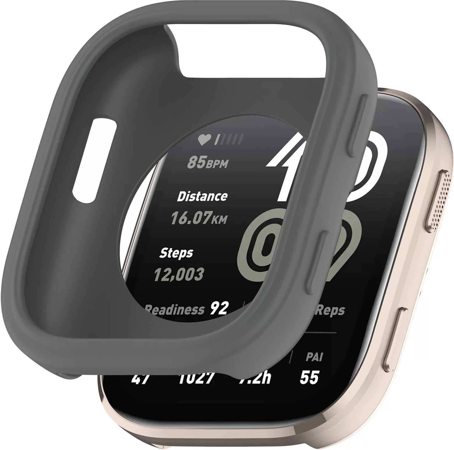INF Coque en silicone pour Amazfit Bip 6 (A2435) Gris